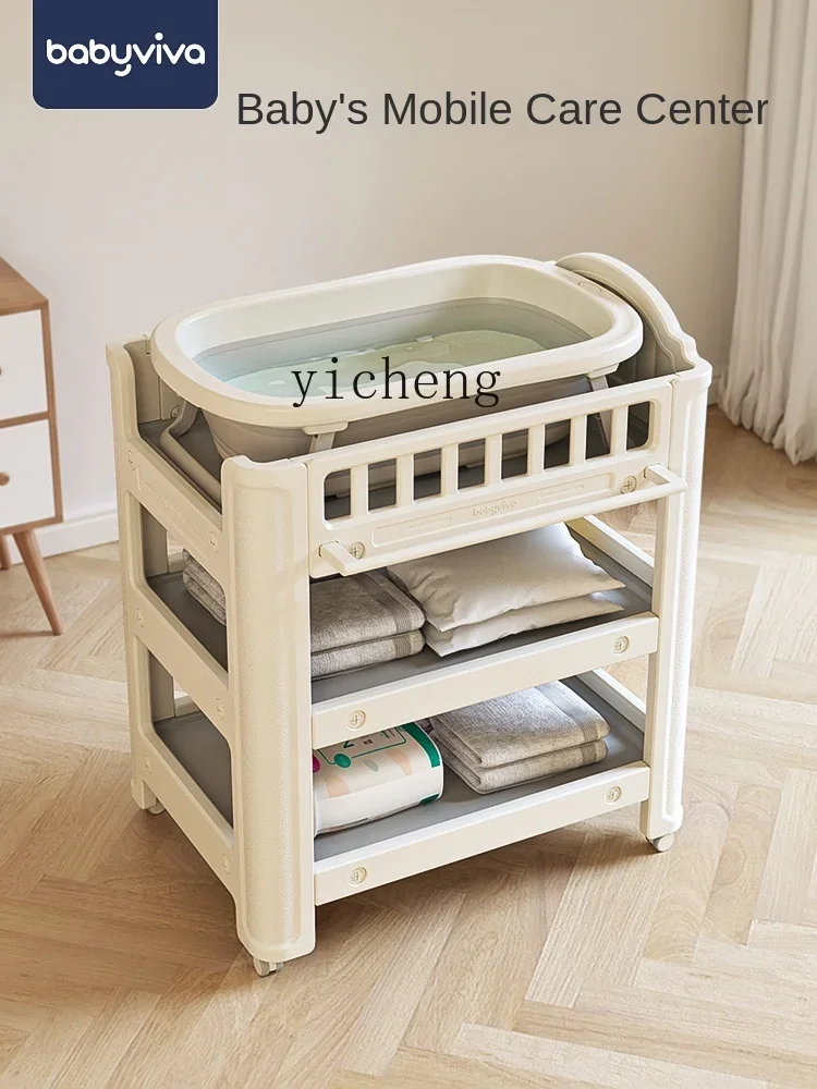 Picture 4: XL Baby Diaper-Changing Table Baby Touch Baby Caring Table Diaper Changing Removable Bath Crib