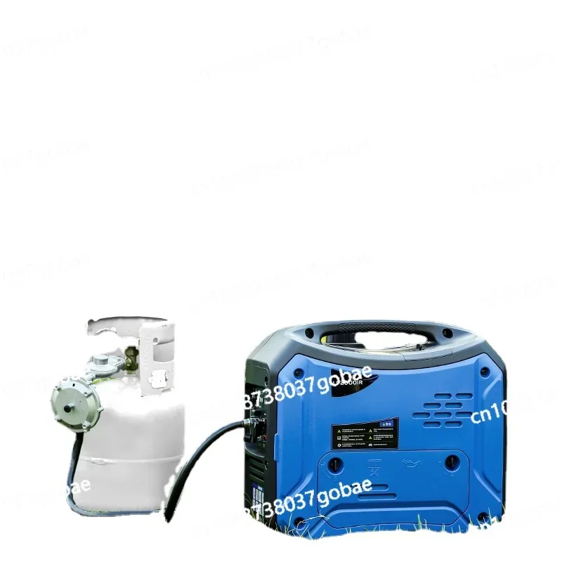 220v Generator Gasoline Liquefied Gas Dual-Use Gas Power Supply Portable Outdoor