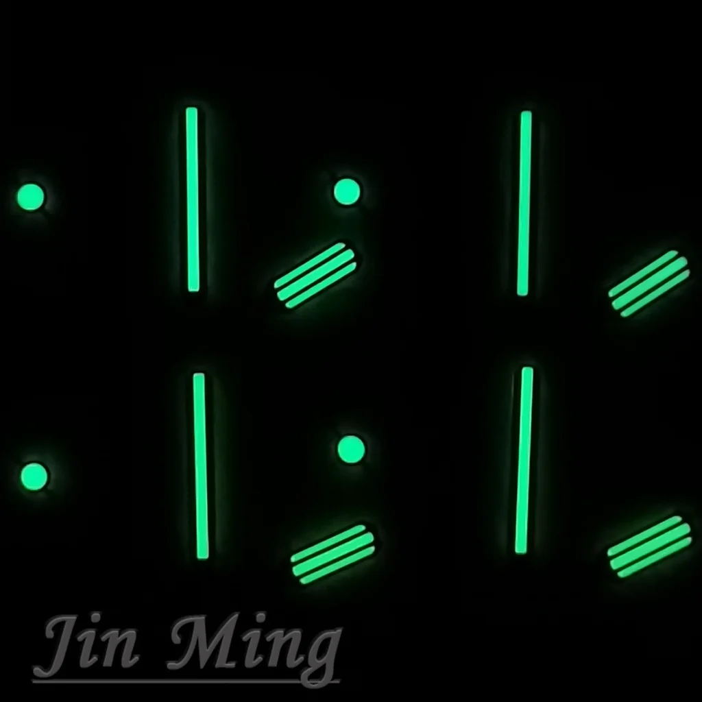 ساعة يد عالية الجودة 13*13*8 SKX007 Royal Oak NH35 C3 أخضر مضيء لـ NH35 NH36 4R35 4R36 7S ملحقات ساعات الحركة #5