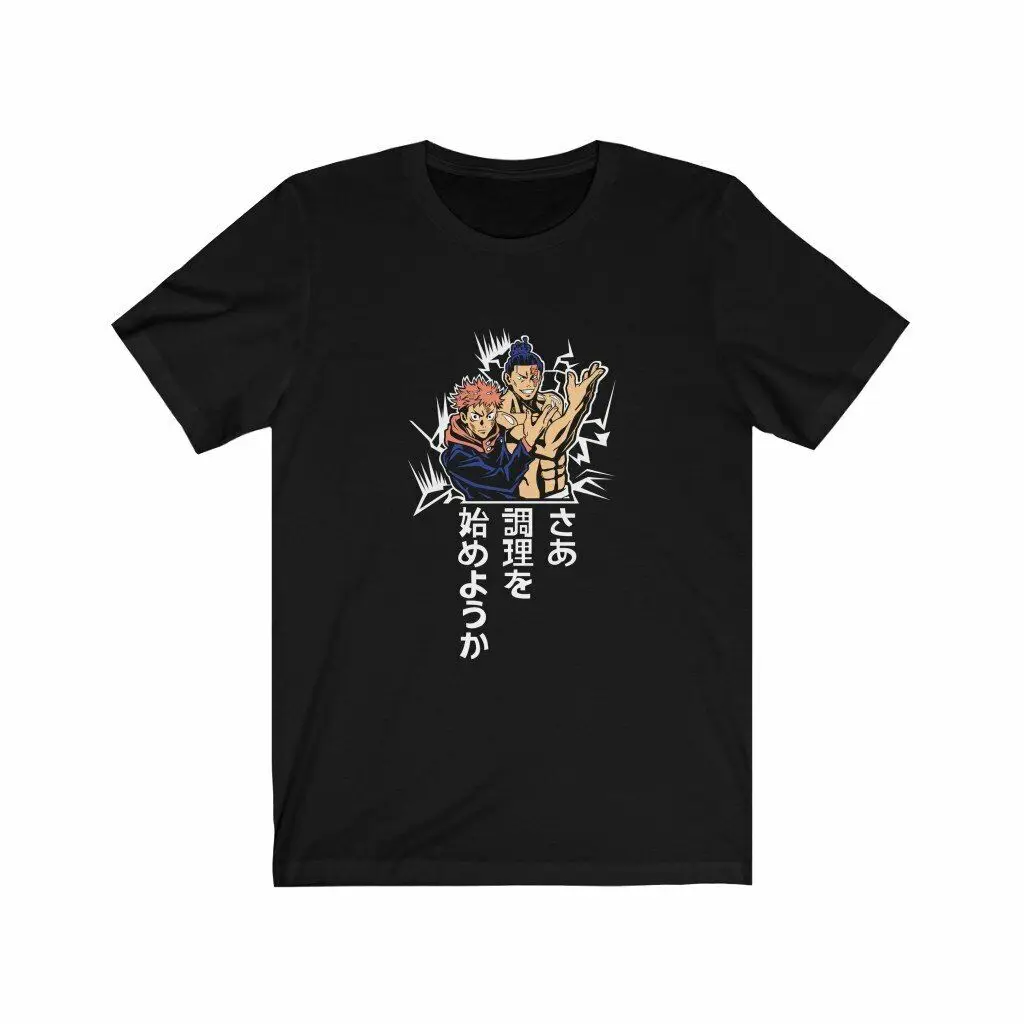 Jujutsu Kaisen Itadori x Toudou Shirt Anime Pop Culture Graphic Tee Unisex Men W