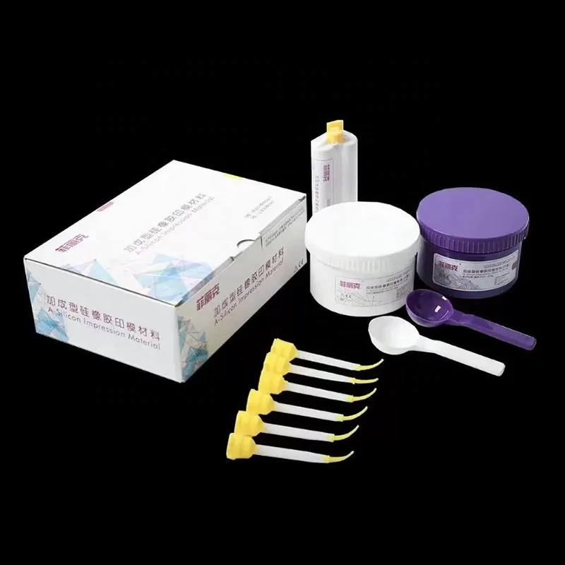 Dental Impression Material Vinyl Polysiloxane Silicone Putty and Light Body Kit