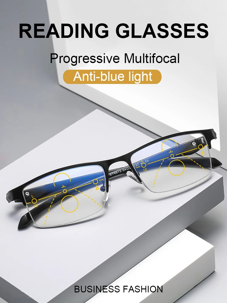 TR90 Flexible tempel Photochrome Progressive Lesebrille Männer Hyperopie Presbyopie dioptrien Outdoor Presbyopie Objektiv Brillen