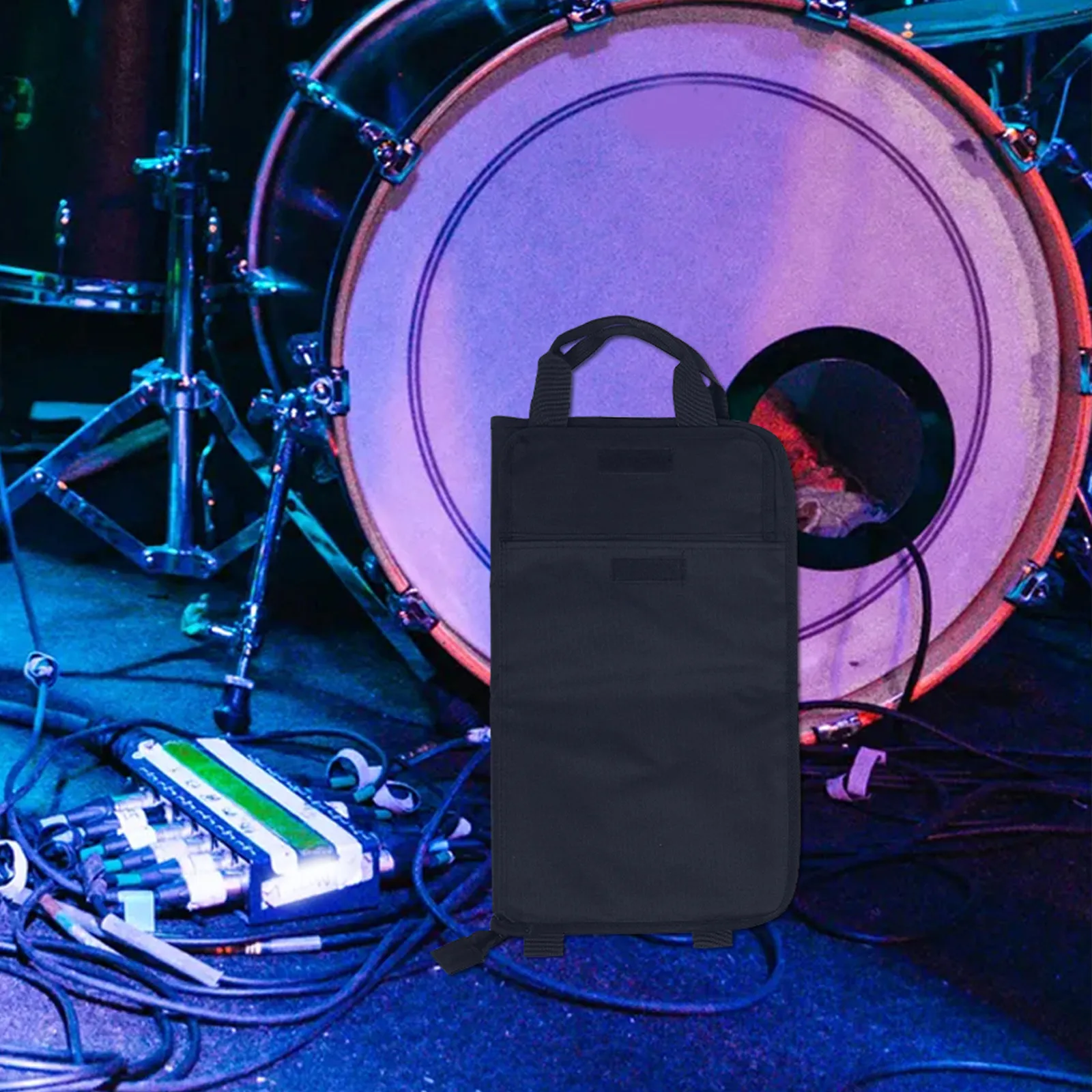 

Drumstick Bag Premium Oxford Cloth Portable Drum Accessory Drum Storage Pouch Large Capacity Drumstick Holder Drummer