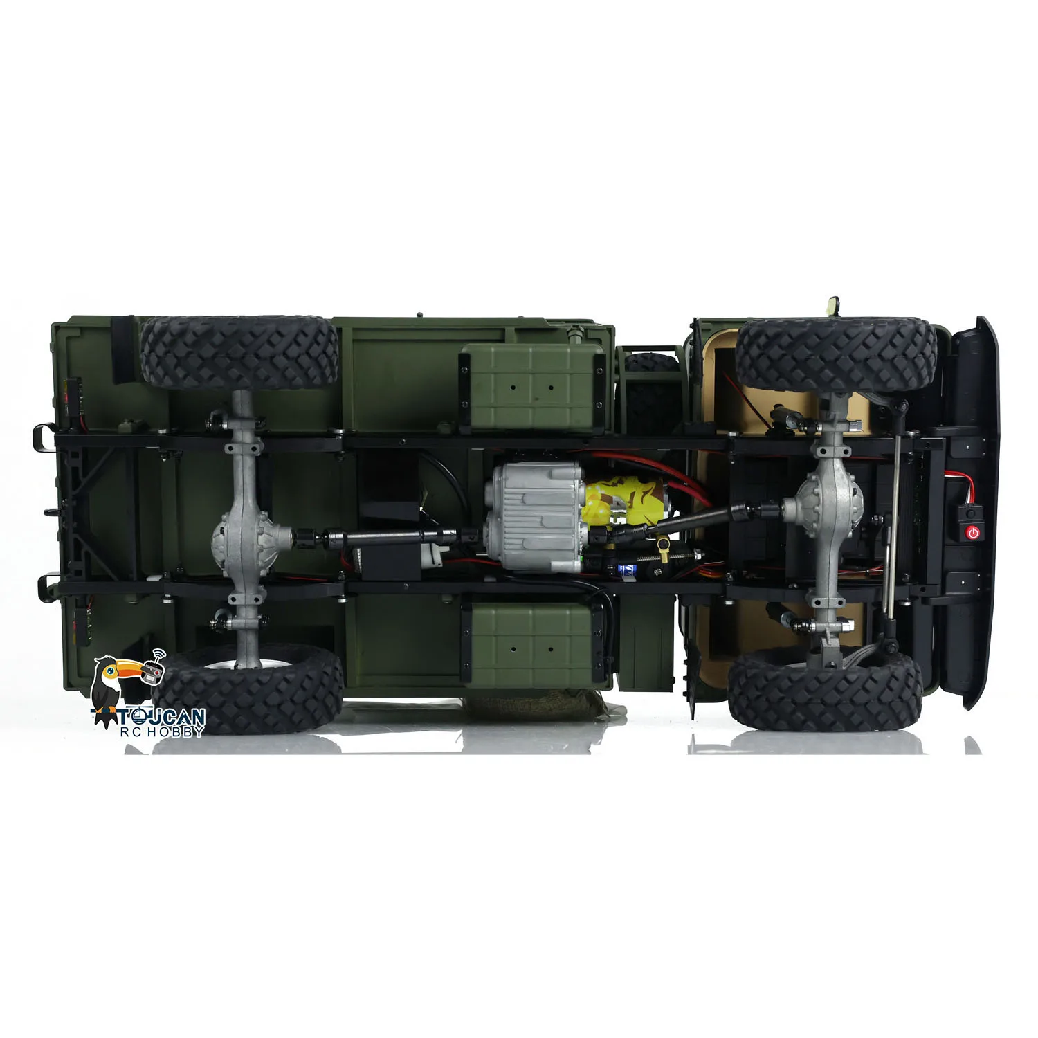 Sonderangebot 1/10 CROSS RC GC4M RTR Militär Befehl Lkw mit Licht Sound Rauch RC Fahrzeug für Fortgeschrittene Spieler THZH1986-SMT8