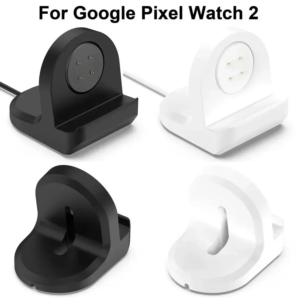 

Silicone Charger Cradle Dock Wireless Charger Stand Dock Bracket for Google Pixel Watch 2 3 Smart Watch Charging Base