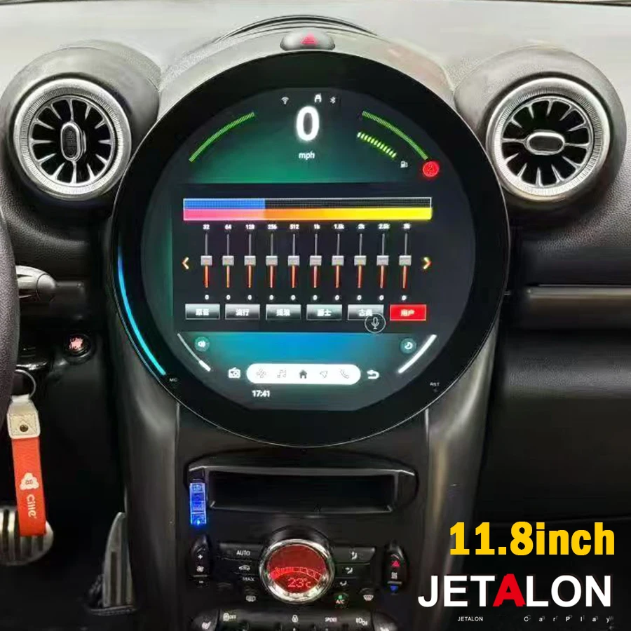 

11,8-дюймовый автомобильный радиоприемник Android для BMW MINI R60 R56 2011-2013, экран, GPS, видео, стерео, навигация, мультимедиа, 4G, Wi-Fi, Carplay, BT