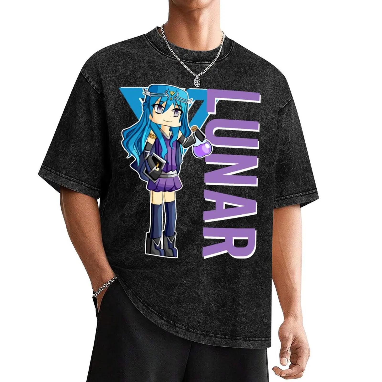 Lunar Itsfunneh Funneh Krew gamer fan art 2022 T-Shirt customizeds sublime rapper graphic tees funny t shirts for men