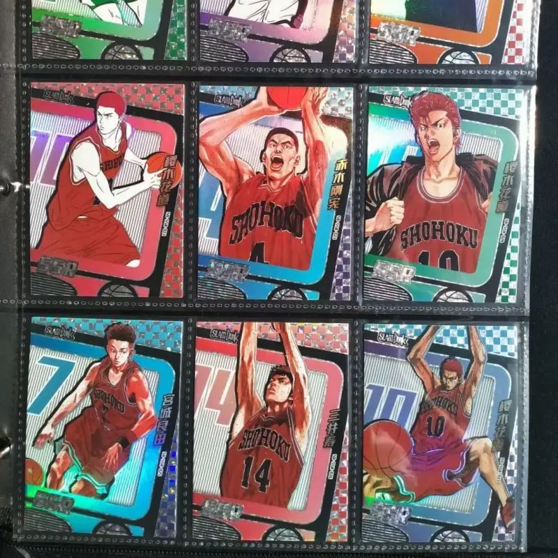 Anime SLAM DUNK SSR card Sakuragi Hanamichi Haruko Akagi Kiyota Nobunaga Miyagi Ryota Game collection Birthday Christmas gifts