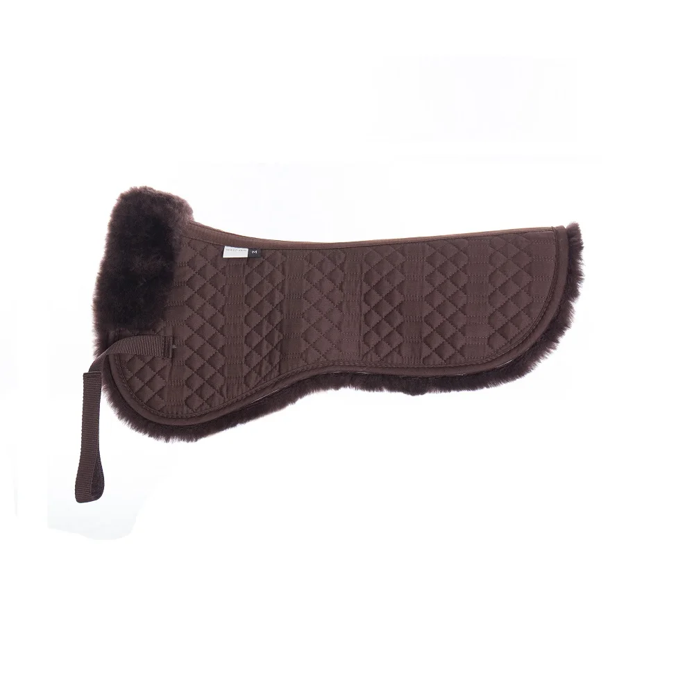 Tapis de selle demi-selle en polyester épais, absorbant les chocs, pour cheval