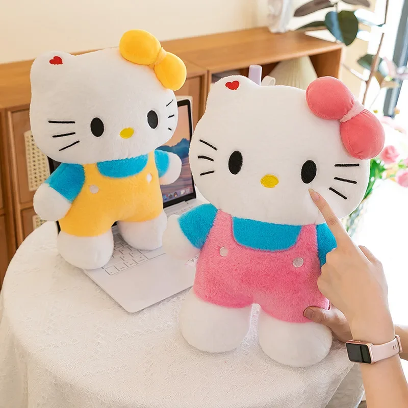 20/40cm Hello Kitty Plush Dolls Sanrio Plush Toys Kawaii Cute Stuffed Animal Plushie Ragdoll Home Decor Gift for Girls Birthday