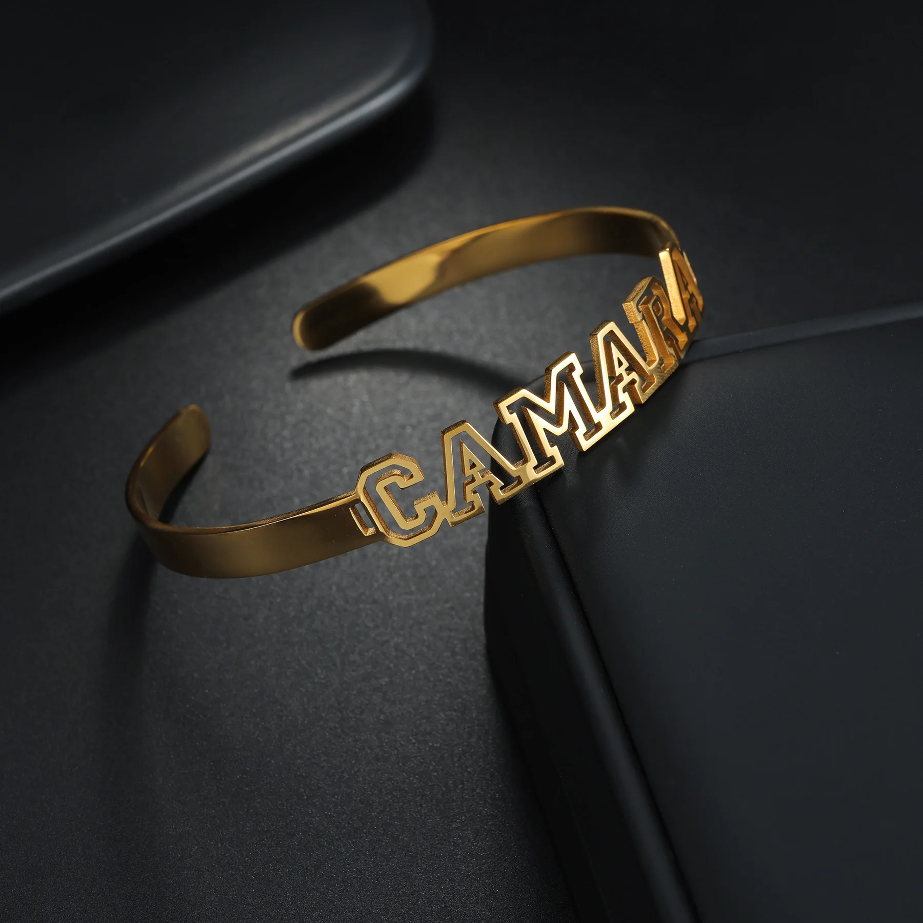 Nextvance Custom Name Bangle For Women Men Stainless Steel Personalized Open Cuff Bracelet Jewelry Birthday Christmas Gifts