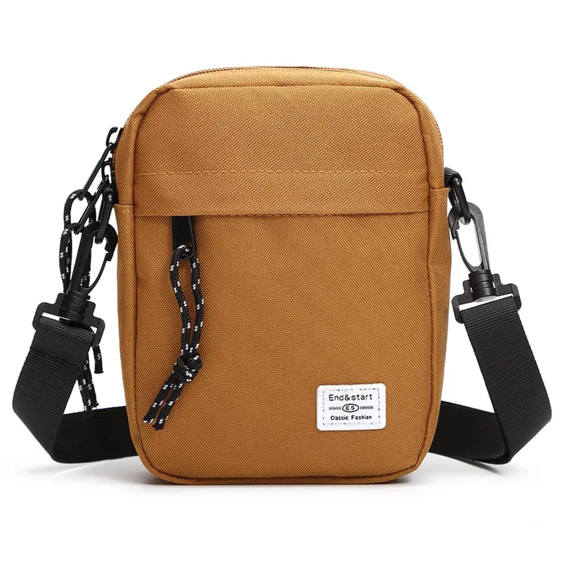 

Men's Shoulder Crossbody Bag for Man 2025 New High Quality Oxford Cloth Small Sling Messenger Cell Phone Bag Male Sports Handbag