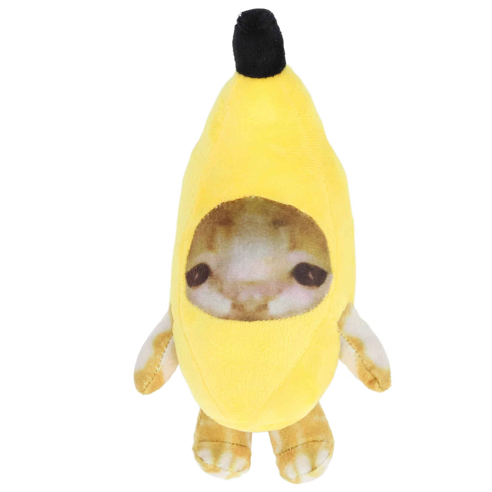 Banana Cat Plush Toy Multipurpose Funny Decompression Cute Cartoon Soft Cozy Stuffed Animals Toy Durable for Presents Home Decor
