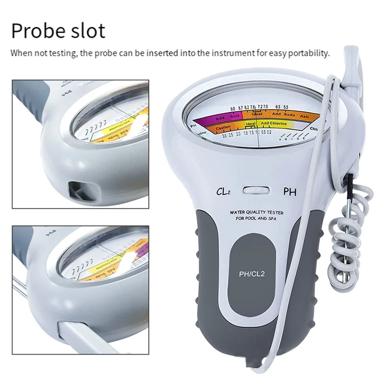 Water Quality Tester Portable Digital Monitor Analysis Chlorine Analyzer Measuring Tool Durable B