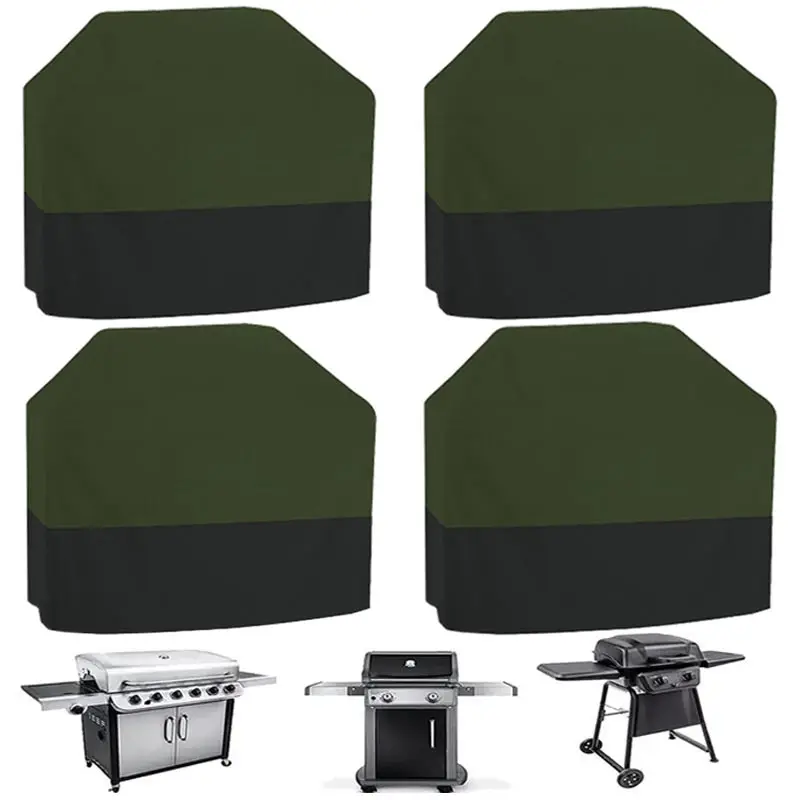 

210D Outdoor BBQ Grill Cover Waterproof Barbecue Cover Garden Weber Heavy Furniture Cover Gas Charcoal Electric Rack Grill Cover