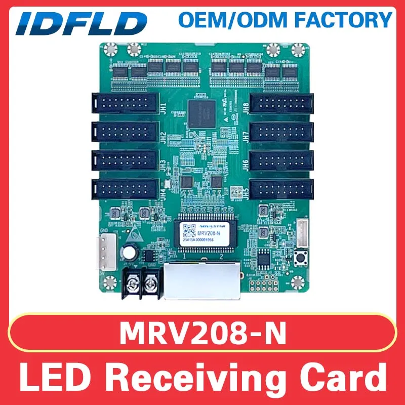 LEDDisplay Receiving Card Novastar MRV208-N Full Colour HUB75 RGB SMD Panel Video Wall Digital Signage Control Card