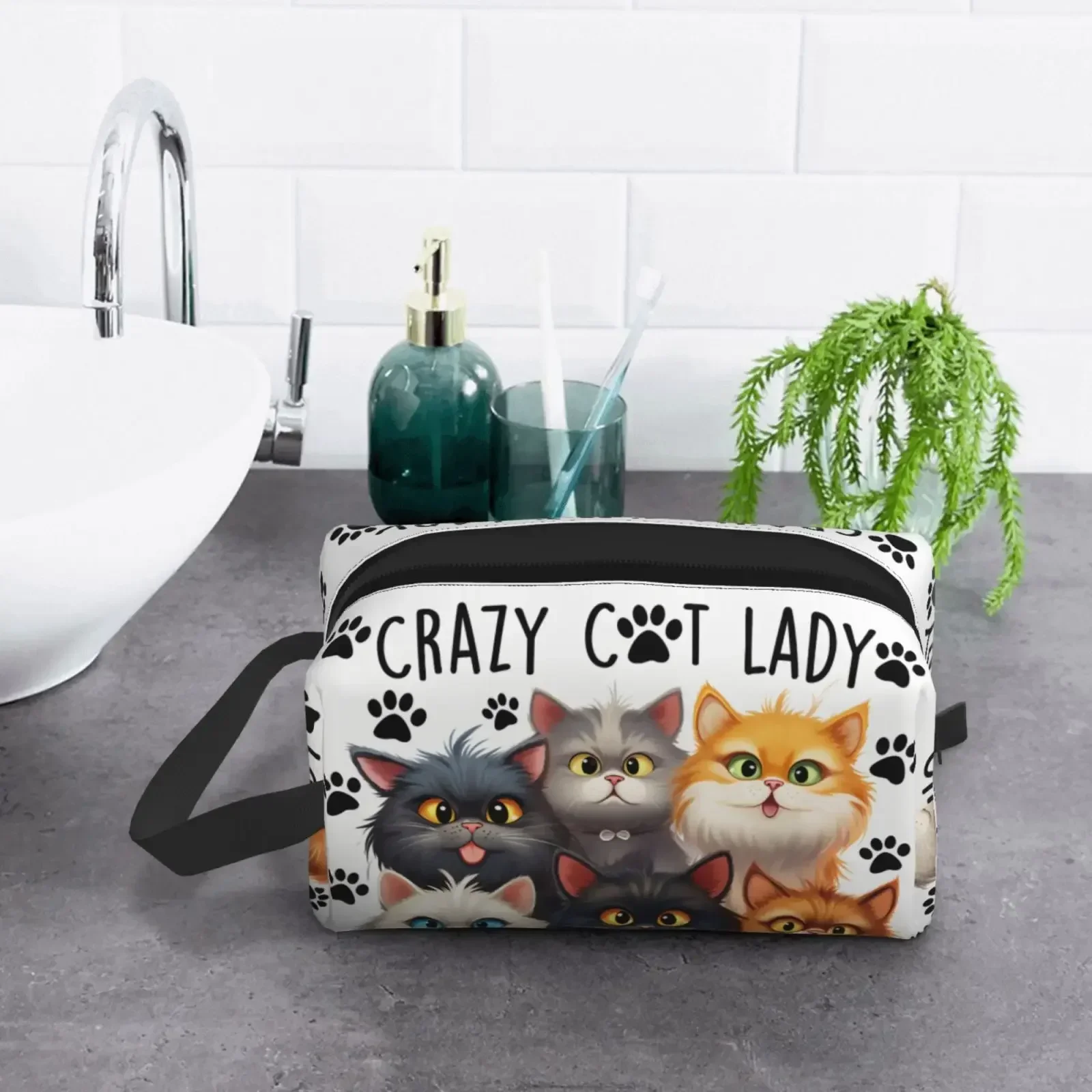 

Toiletry Bag Women Makeup Cosmetic Organizer Beauty Storage Dopp Kit