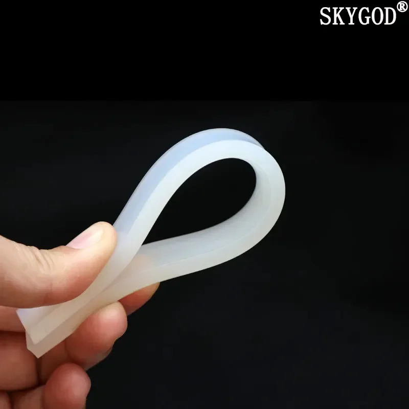 

5mm x 5mm/10mm/15mm/20mm/30mm High Temperature Resistant Solid Silicone Rubber Sealing Strip Weatherstrip