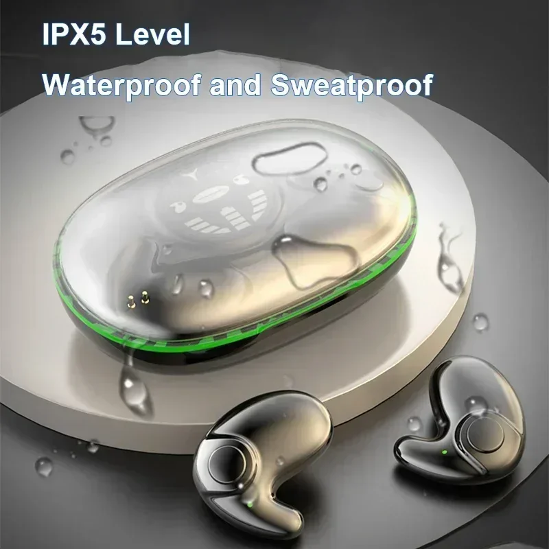 

5.3 Headphones Reduction Earbuds Touch Control Headsets Wireless Bluetooth IPX5 Waterproof Noise Invisible Sleep Earphones