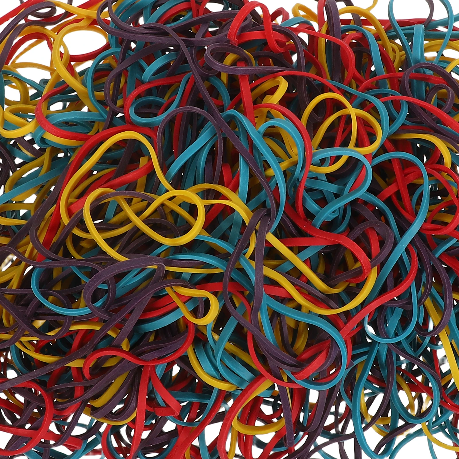 2560pcs Rubber Bands High Elasticity Multi-Color Bands For File Organization Financial Documents  Office  School Supplies