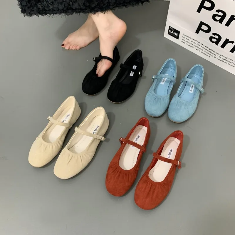 

Простая и модная женская обувь высокого качества. Женская повседневная женская обувь на плоской подошве с пряжкой и ремешком. Осенняя женская обувь 202. Новинка.