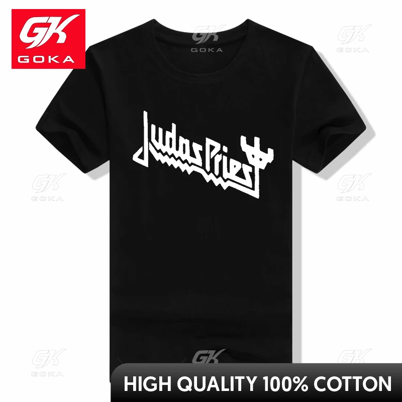 Judas Priest Printed T-Shirt Music Band Streetwear Men Cotton Tshirt Heavy Metal T Shirt Sports Tops Short Sleeve t shirt