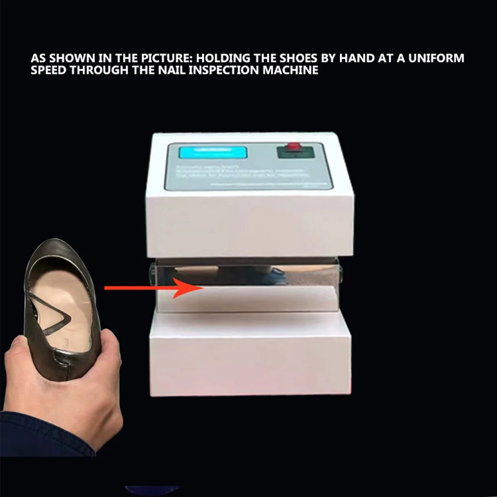 Shoe Needle Nail Detector Leather Shoes/ Men's Boots/Suits WB-Y01 Shoe Head Nail Inspection Machine Metal Detector Machine 220V