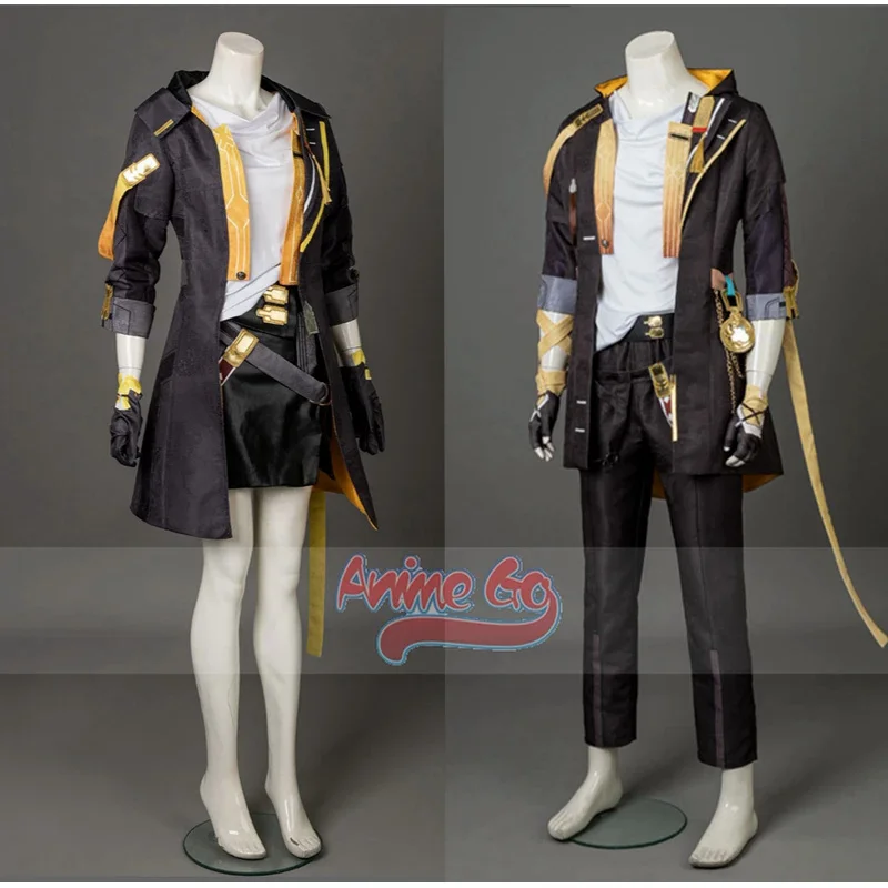 Honkai Star Rail Trailblazer Cosplay Costume Caelus Stelle Uniform Wig Game Halloween Outfits C08145E-B