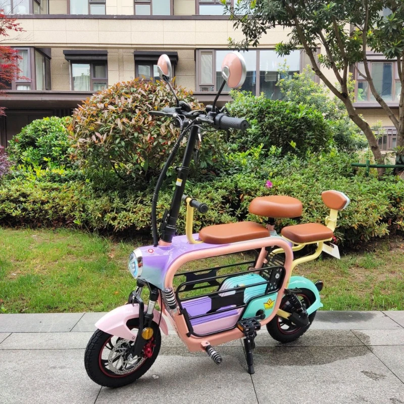 

Little Apple electric bicycle parent-child leisure folding scooter