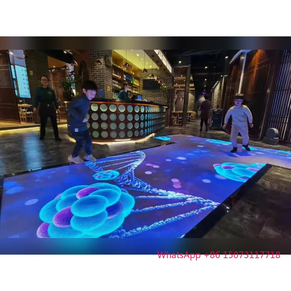 Outdoor P2.6 Pixel Pitch 2.6 P3.91 Interactive Dance Floor Modular Led Display Screen Dancing Floor Video Wall Panel Solution