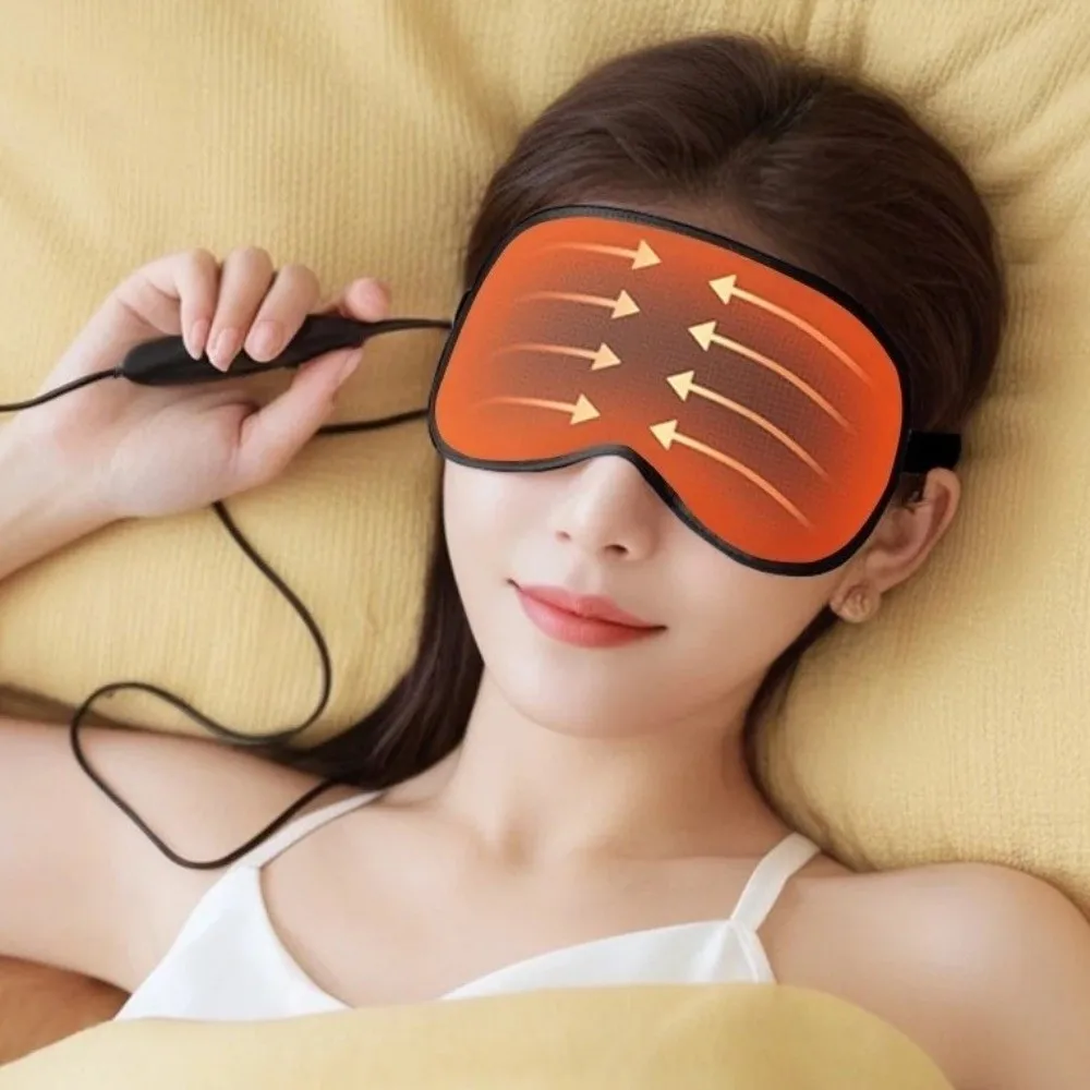 Constant Temperature Control USB Temperature Control Eye Mask Electric Adjustable Timer Heating Sleep Eye Mask Deep Sleep Soft