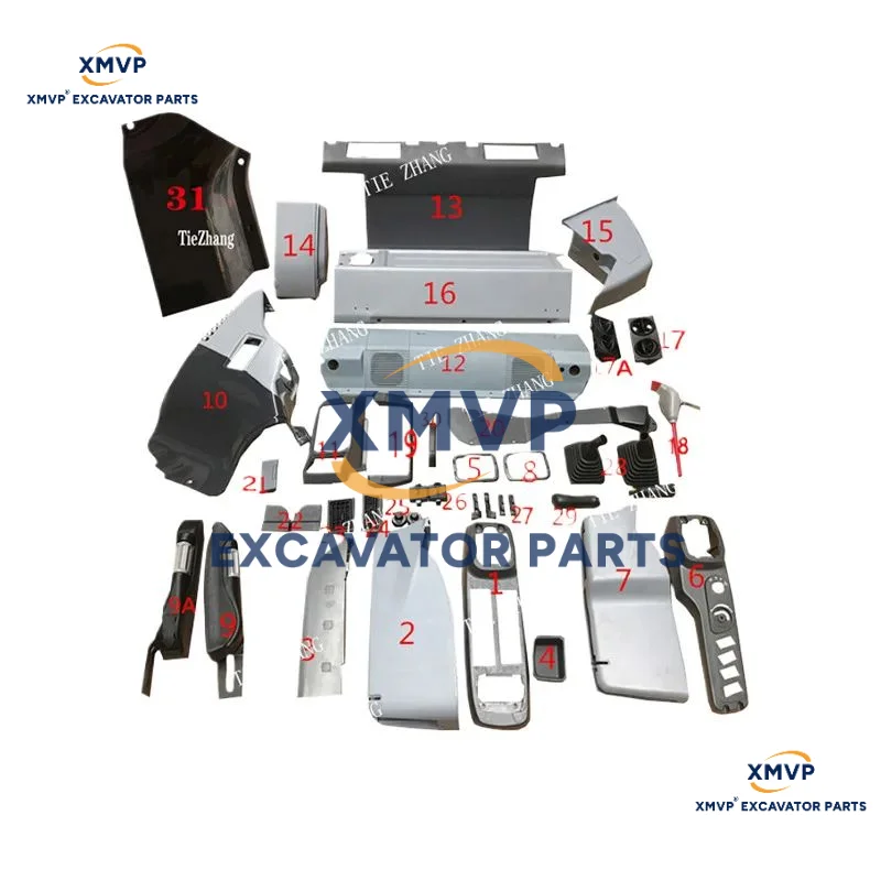 For Komatsu Pc 200-7220-7 270 300 360-7 New All Car Interior Panel Decoration Panel Excavator Accessories