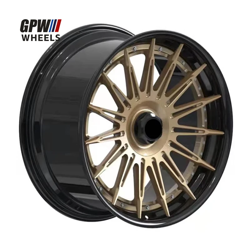 

High Quality Forged Aluminum Alloy Wheels Custom Multi Spokes 17-24Inch 5*114.3 Wheel Hub
