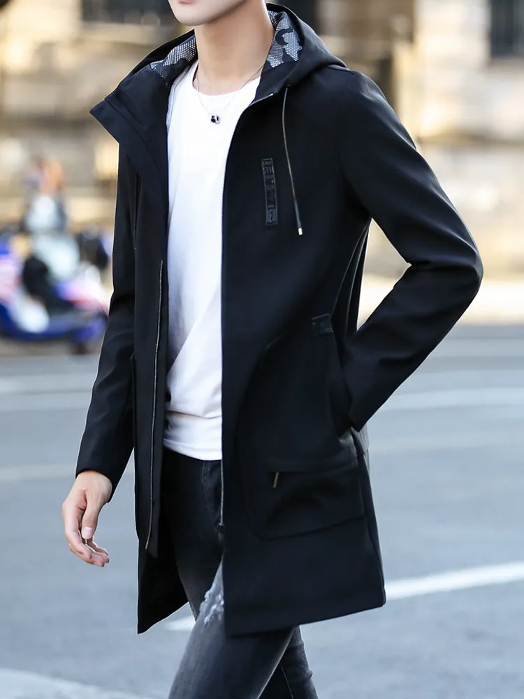 

Trench Xxxl Coat Mens Solid Corduroy Oversized Vintage Victorian Gothic Double-Breasted Winter Thickened Fleece-Lined Warmth Ins