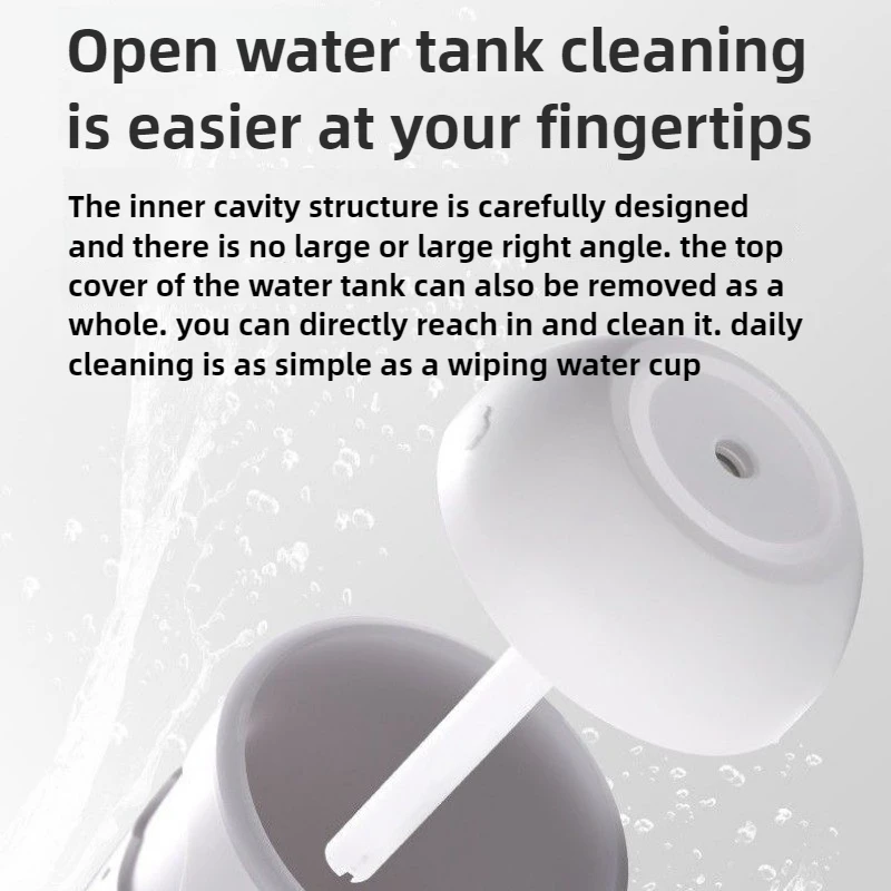 Multifunctional Small Aromatherapy Humidifier Intelligent Automatic Power Failure 400mL Air Purification with Night Light