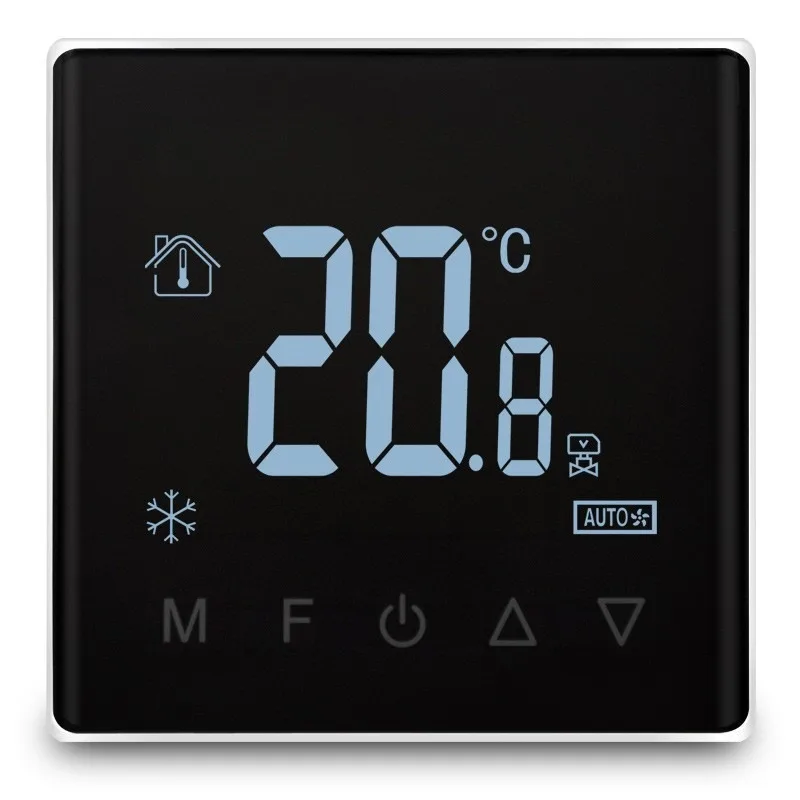 RS-485 الكتابة على الجدران الذكية زيجبي واي فاي مكيف الهواء المركزي ترموستات مروحة لفائف لوحة التحكم التبديل #5