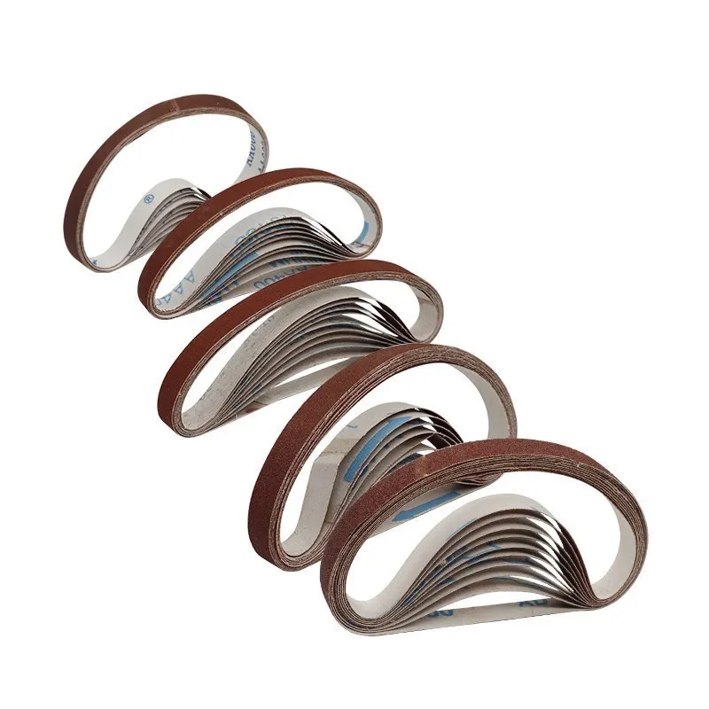 HAMPTON 10 stücke Schleifen Gürtel 452x1 5mm 60/120/240/400/600 Grits Schleifpapier Schleif Bands Für Holz Weiche Metall Polieren – Detail 3