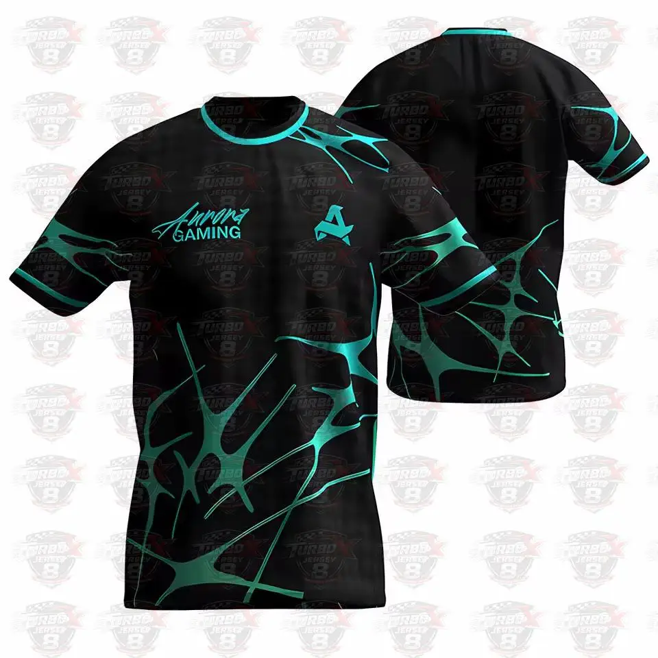 2026 New Aurora Esports Club New Summer Cs2 Esl Professional League Training Jersey Player Customized T-shirt Fan Gift Top