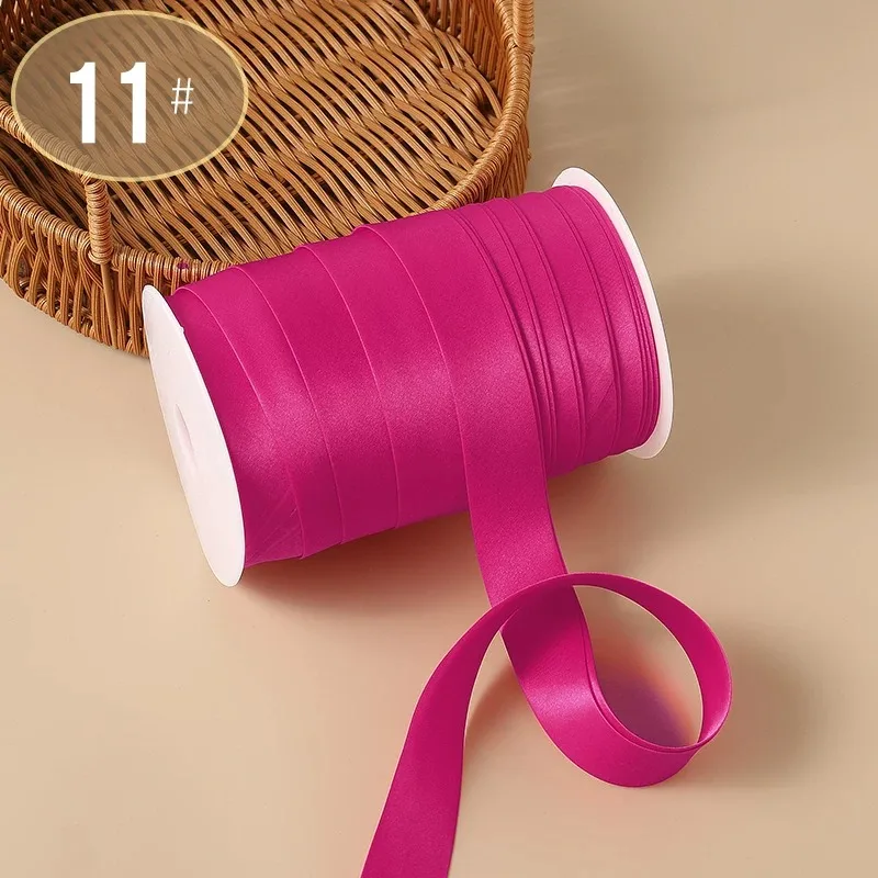 2,5 cm & 1,5 cm bügelfreies Satin-Schrägband, Cheongsam-Kantenbänder, vorgeschnittenes diagonales Stoffband zur Dekoration von Kleidungsstücken – Detail 6