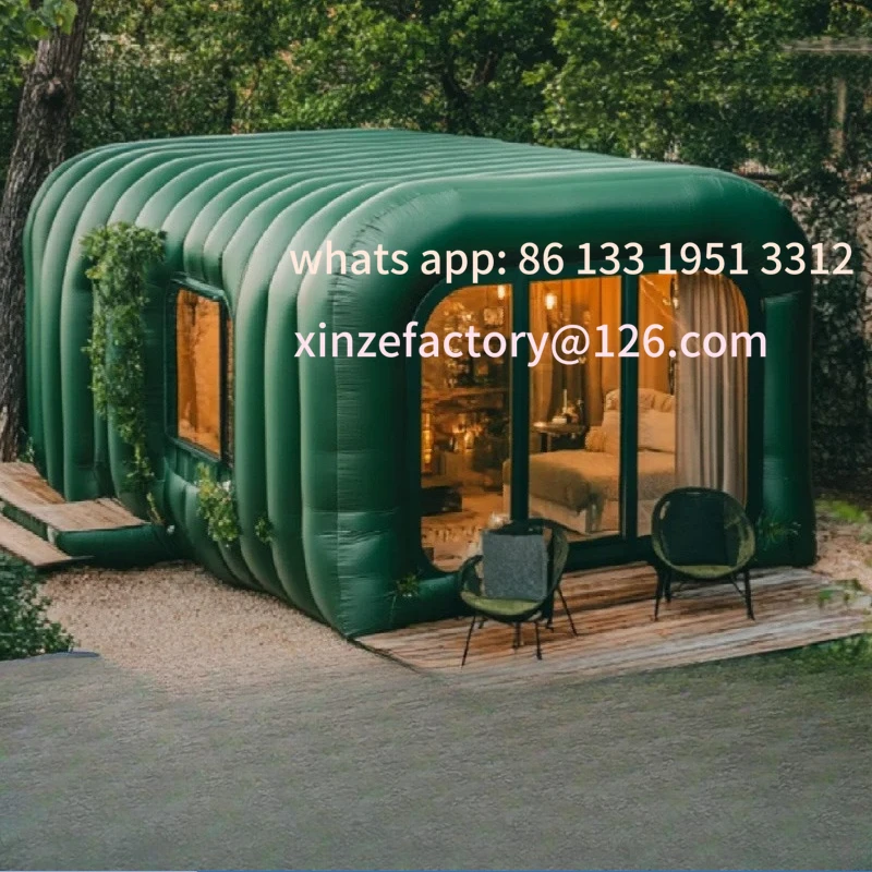 

Customizable Tent Air Model Mall Inflatable House Birthday Party Holiday Decoration Outdoor Camping Banquet Mobile Home Tent