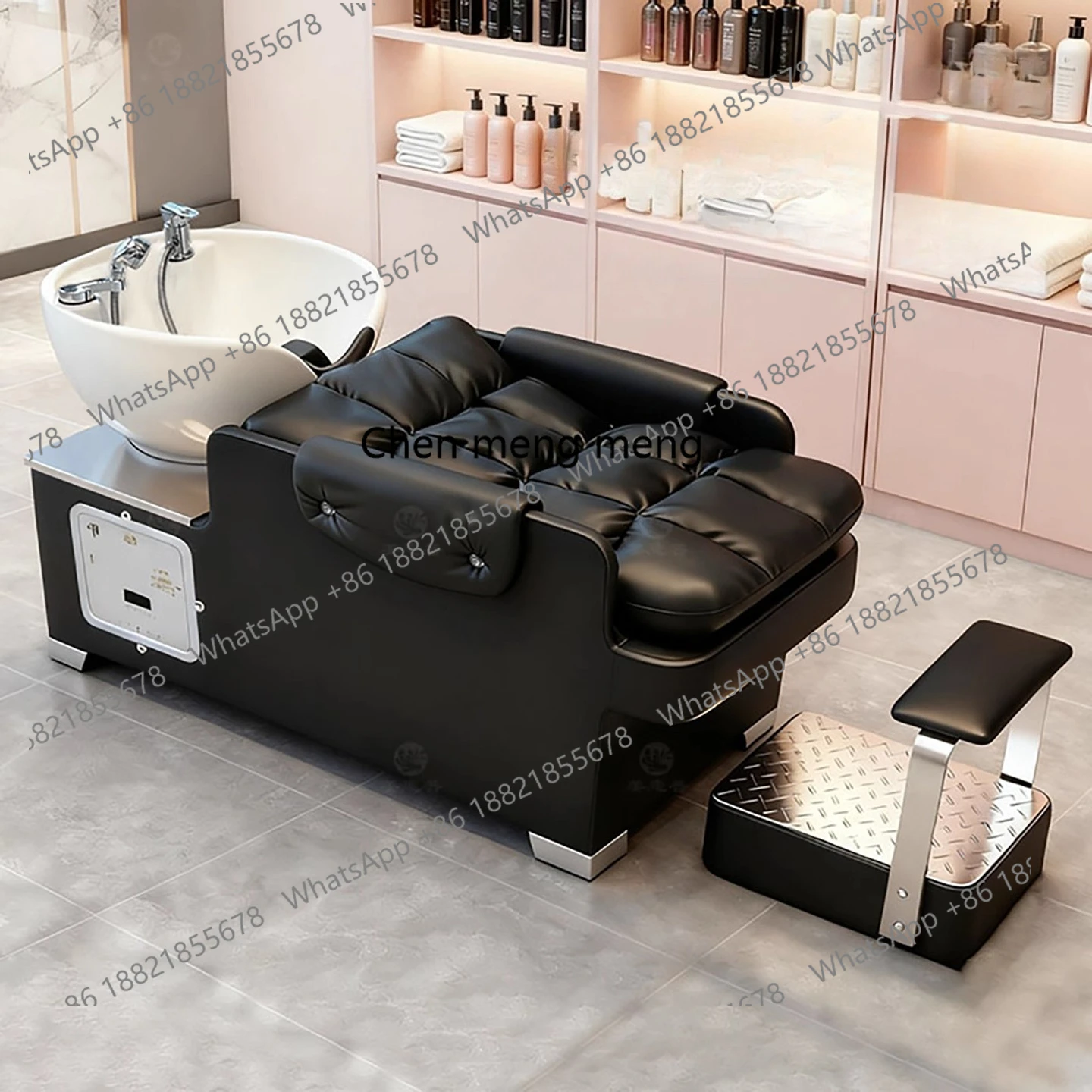 

Shampoo bed Barber shop special integrated water heater flush bed Hair salon semi-reclining head treatment bed