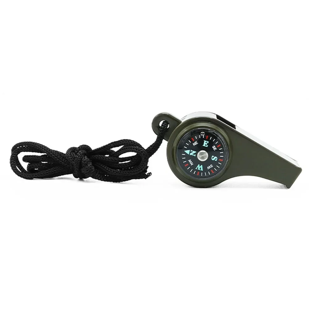 Compact Size 3 In 1 Whistle Enduring And Sturdy Essential Survival Gear High-Decibel Sound High-Quality Plastic