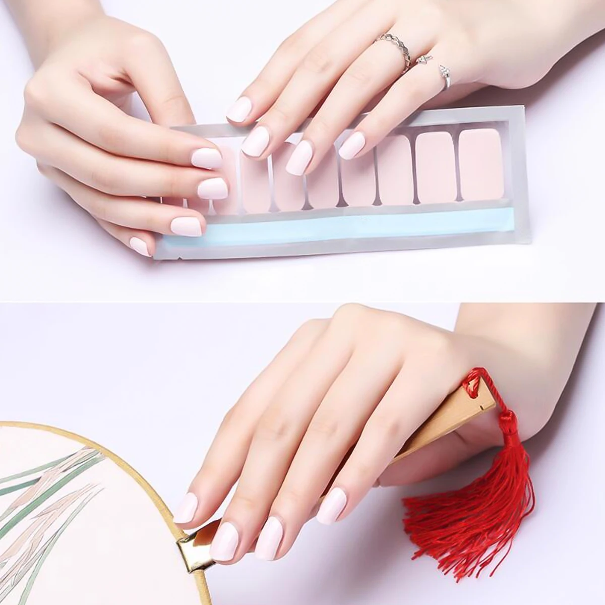 Pegatinas de esmalte mate, calcomanía autoadhesiva DIY, arte para mujer, envoltura de uñas, crear un diseño único de moda, adecuado para fiestas y banquetes