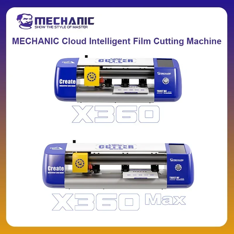 MECHANIC OFFICIAL X360 Series Cloud Intelligent Film Cutting Machine For Mobile Phone Tablet Flexible Film Cutter Tools Machine