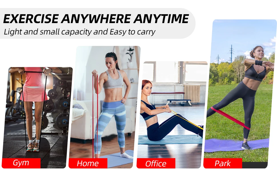 Widerstandsbänder, Lange Übungsbänder für Männer & Frauen Heimfitness - Premium Trainingsbänder Perfekt für Klimmzüge – Detail 3