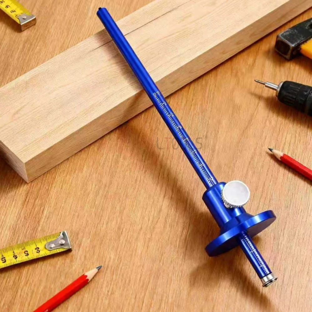 

Деревообработка, европейская маркировочная линейка, алюминиевый сплав, тонкая настройка, деревянная линейка для позиционирования шипа, прецизионные вспомогательные измерительные инструменты