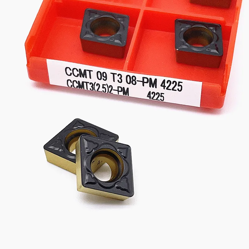 内部旋盤用ツールccmt09t304 pm 4225超硬インサート,内部回転工具,金属旋盤用,高品質,ccmt 09t308 pm4225