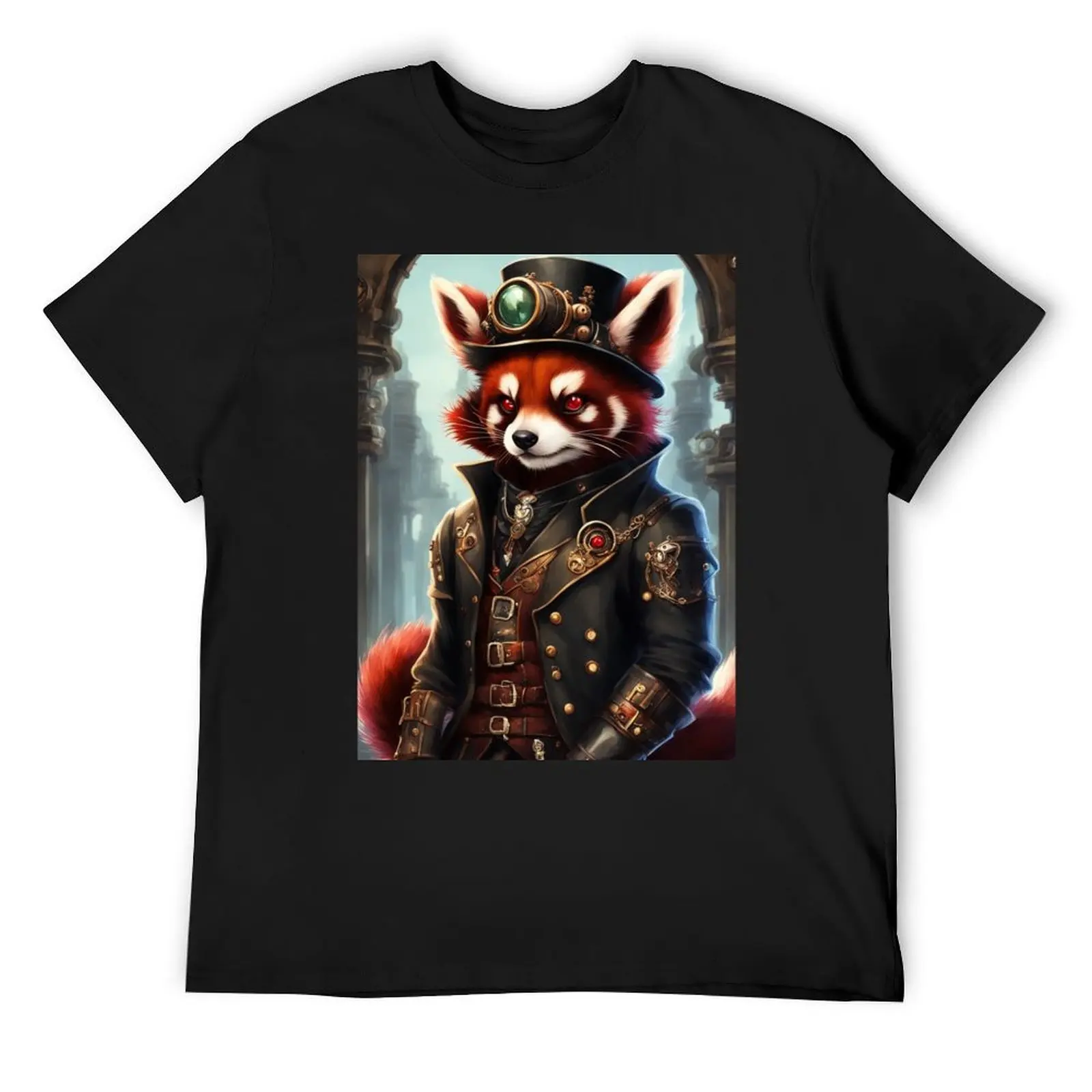 

Red Panda Warrior SteamPunk T-Shirt