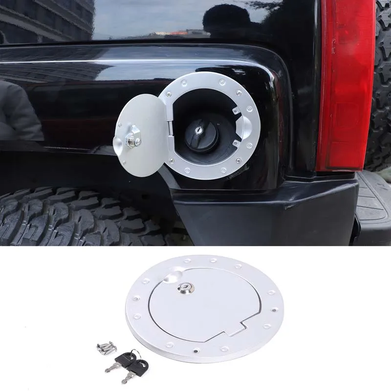 Car Fuel Tank Lock Cap Anti-theft Locking Gas Cap Fuel Filler Cap Lock Car Accessories For Hummer H3 GMT345 GMT745 2005-2009