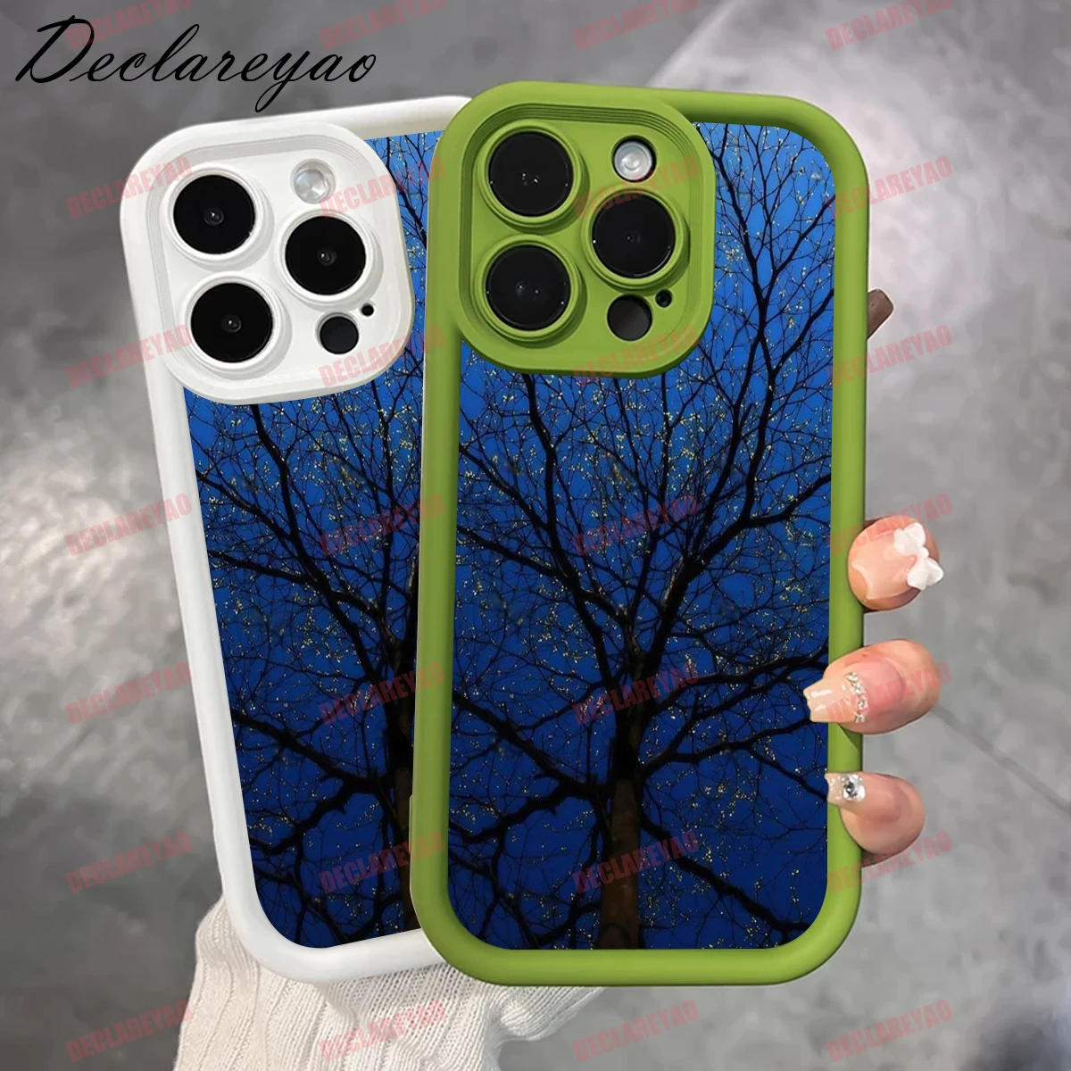 غطاء ناعم نحيف من مادة البولي يوريثان غير اللامعة من DECLAREYAO لهاتف Realme 60 V5 5 7 Pro Plus Note 13 30 GT6 8 C75 حافظة من السيليكون المقاوم للصدمات #6